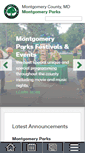 Mobile Screenshot of montgomeryparks.org